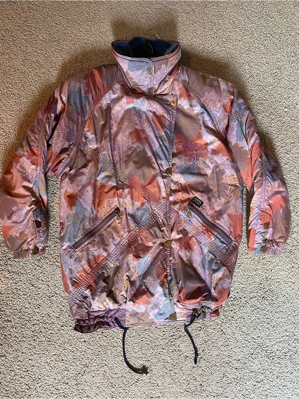 Luhta Sport - Vintage Oversized Ski Jacket Made in Finland - Sz 6 (fitsS-L) - Picture 6 of 16